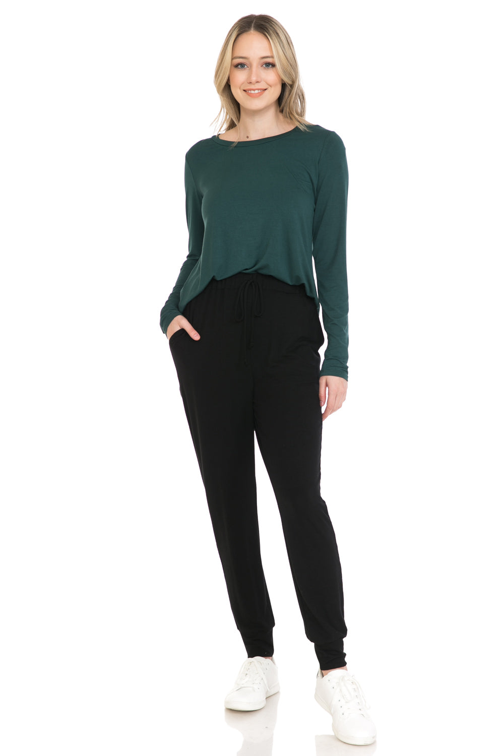 Jersey Jogger Pants with Pockets